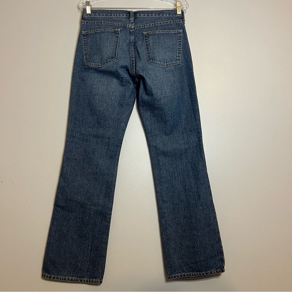 Y2K 90s J.Crew Womens 100% Cotton Low Rise Bootcut Denim Med Wash Sz 29 Boho - Picture 7 of 7